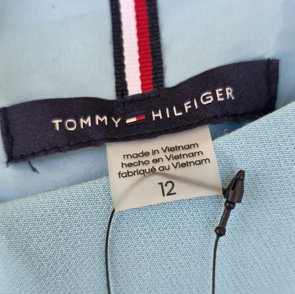 Tommy Hilfiger Women Keyhole Fit & Flare Dress Sz 12 Long Sleeve Cocktail NWT - Picture 7 of 15